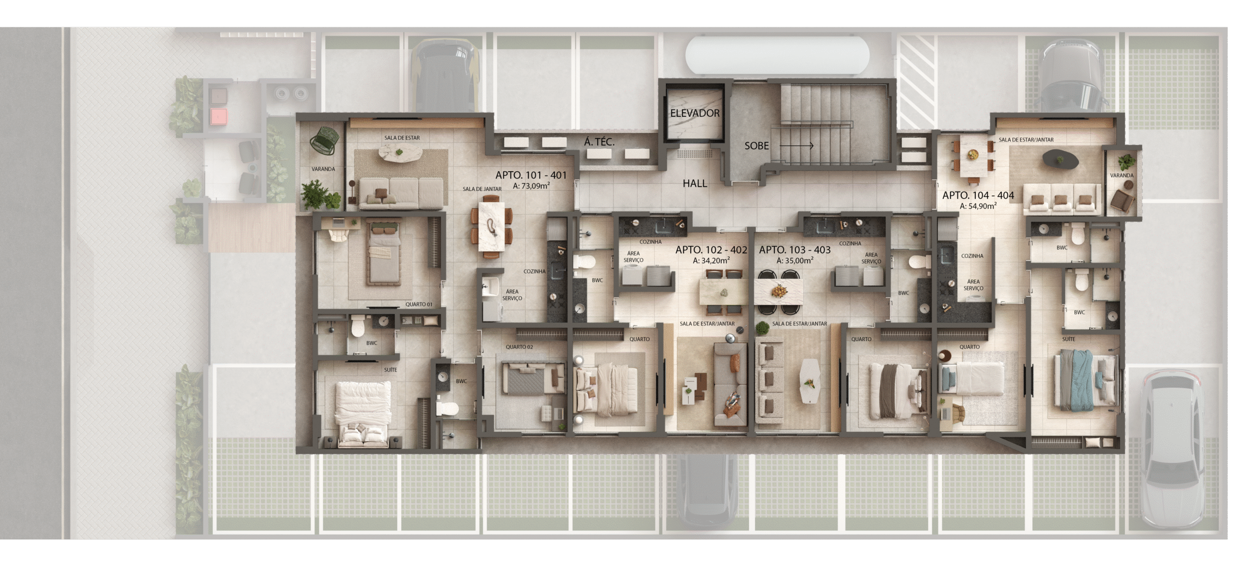 comprar apartamento na planta em Cabedelo